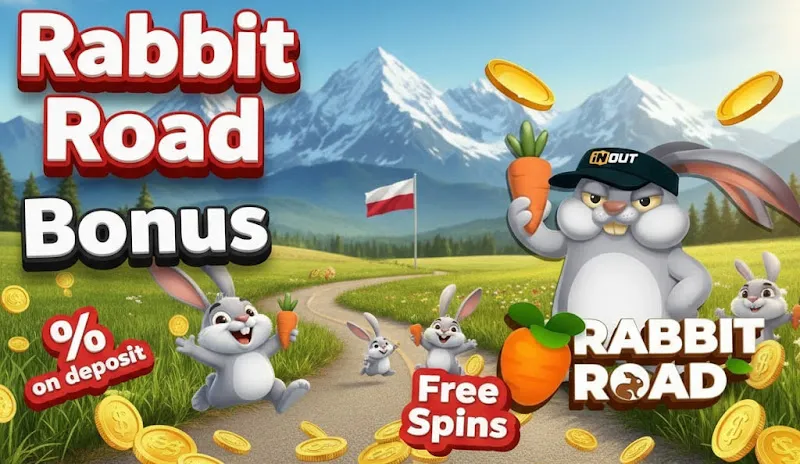 Rabbit Road kod promocyjny i bonusy dla graczy z Polski